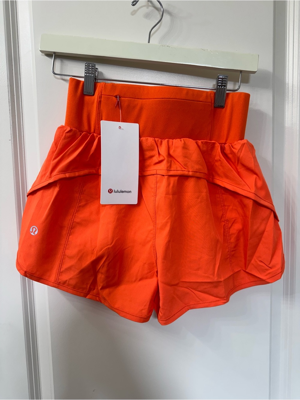 lululemon athletica Bright Orange Athletic Shorts